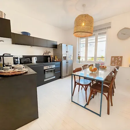 Hérouvillers - Bright Duplex In Hypercentre&beach A Stone's Throw Away